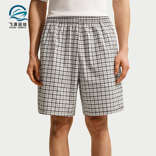 Nike/耐克正品Sportswear男士格纹梭织运动短裤IR7583-009