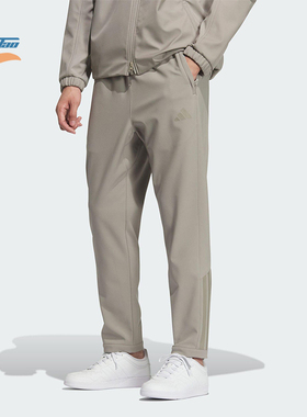 Adidas/阿迪达斯正品2025冬季款男士日常松紧腰修身长裤KQ8527