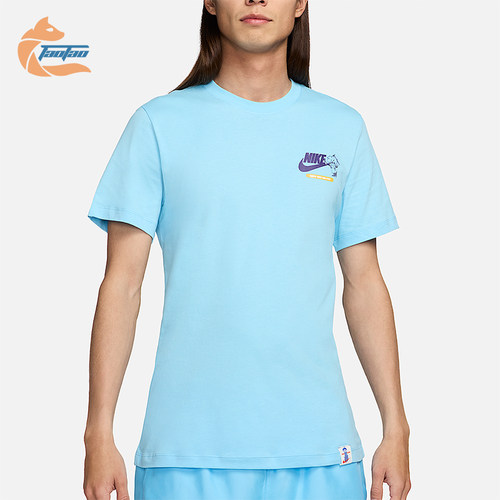 Nike/耐克正品2025男士日常圆领套头耐穿透气运动短袖FV3755-407
