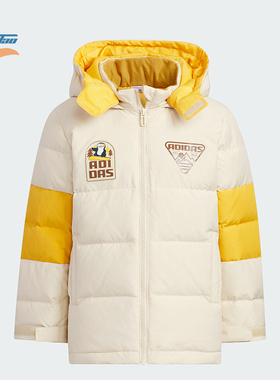 Adidas/阿迪达斯正品冬季新款小童时尚保暖运动羽绒服IN5219