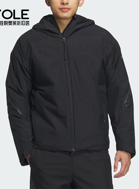 Adidas/阿迪达斯正品秋冬新款男士宽松保暖连帽外套JZ8413