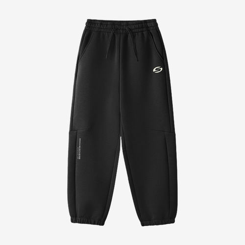 Skechers斯凯奇正品男童宽松系带日常出行长裤P426B012-0018