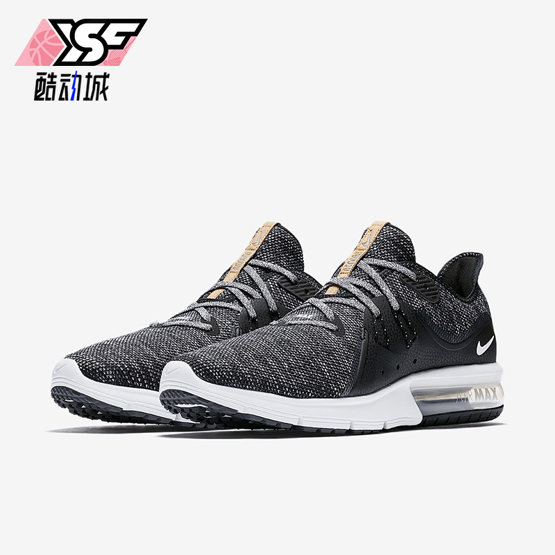 Nike/耐克正品AIR MAX SEQUENT3 男士气垫跑步鞋921694-011