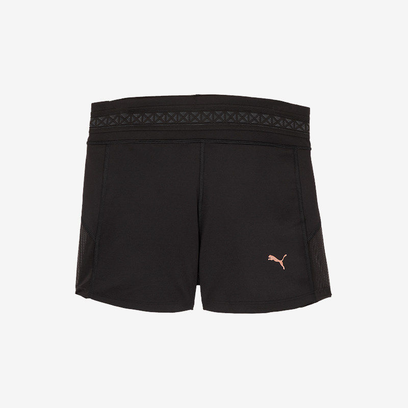 Puma/彪马正品新款女士紧身运动网眼训练健身短裤525147-01