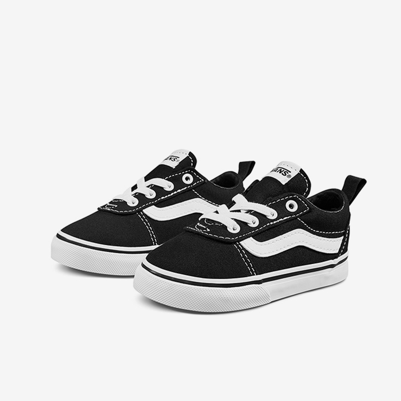 VANS范斯正品Ward Slip-On小童一脚蹬休闲运动低帮帆布鞋VN0A3QU1