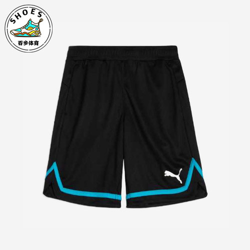 Puma/彪马正品时尚男黑蓝色休闲舒适轻便经典透气短裤677356-51
