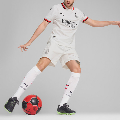 彪马男士徽标足球训练短袖