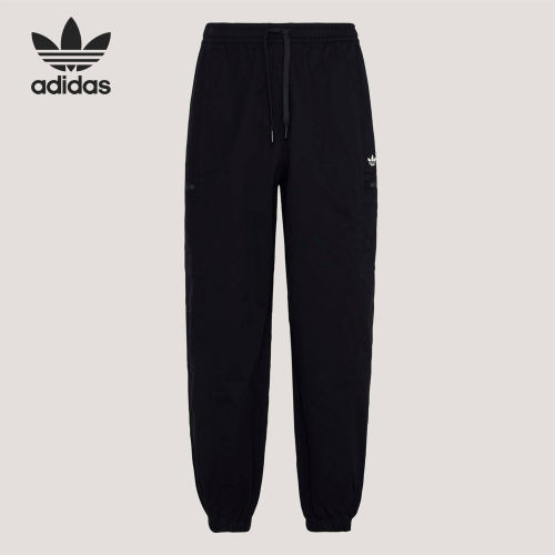 Adidas/阿迪达斯正品三叶草男士系带亲肤梭织运动裤KY5771