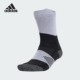 阿迪达斯正品 新款 男女时尚 Adidas 简约中筒运动袜一双装 JC6460