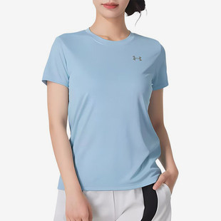 UA/安德玛正品夏季女士经典简约舒适运动训练短袖T恤1384246-490