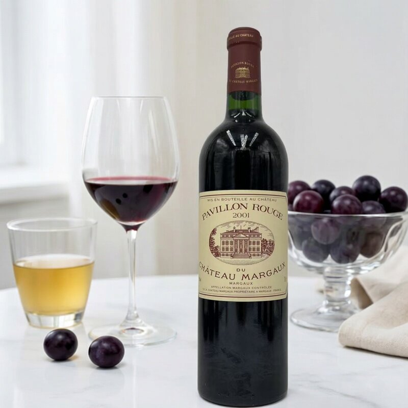 玛歌副牌法国一级庄红酒波尔多干红葡萄酒Margaux玛歌2001年750ml