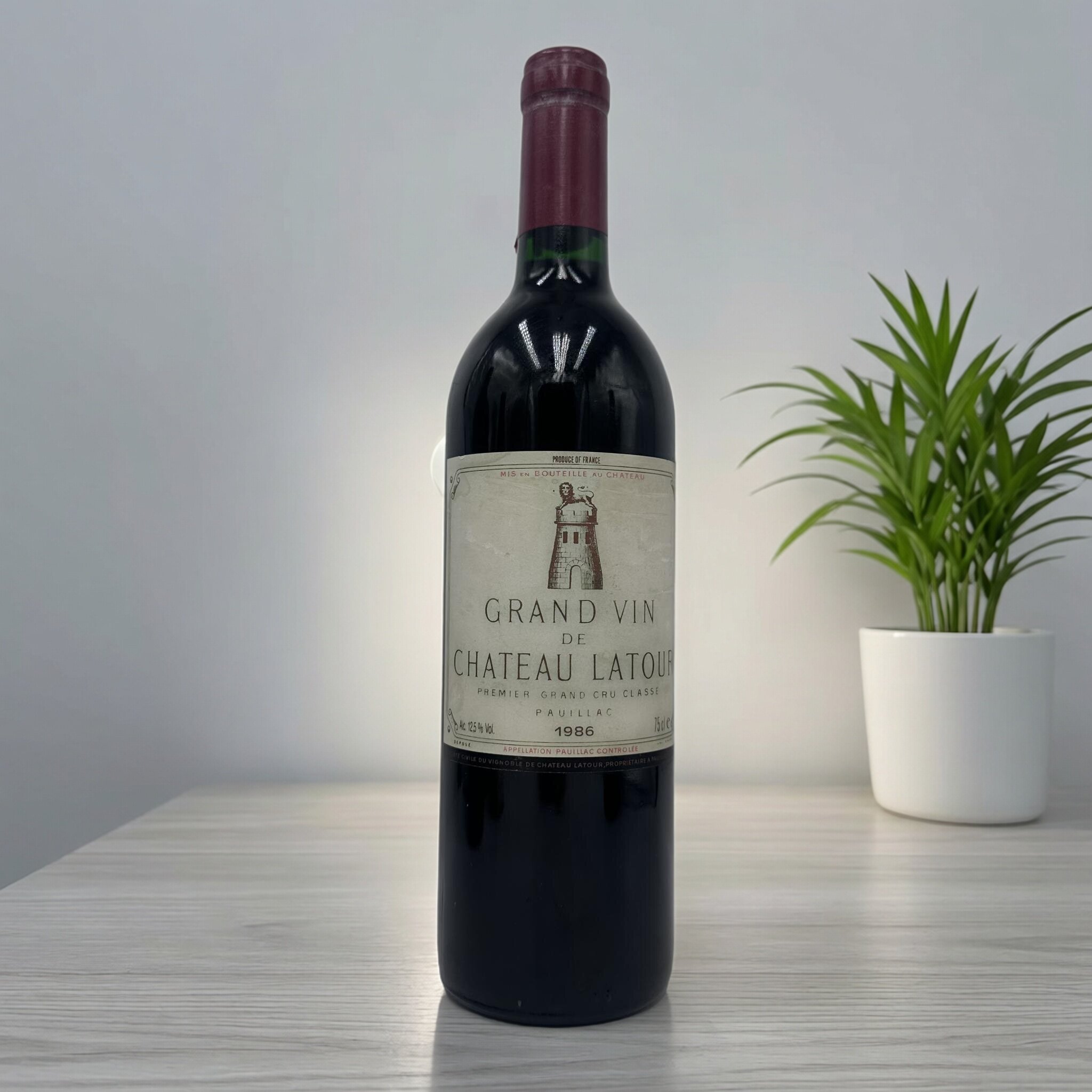 拉图古堡红酒一级名庄法国波尔多进口1986 Latour  干红葡萄酒