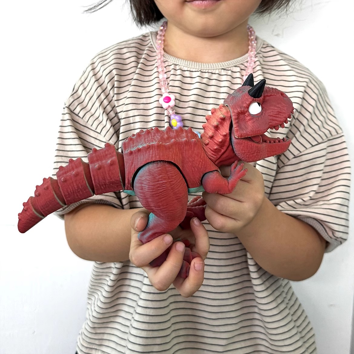 3D打印牛角霸王龙可动