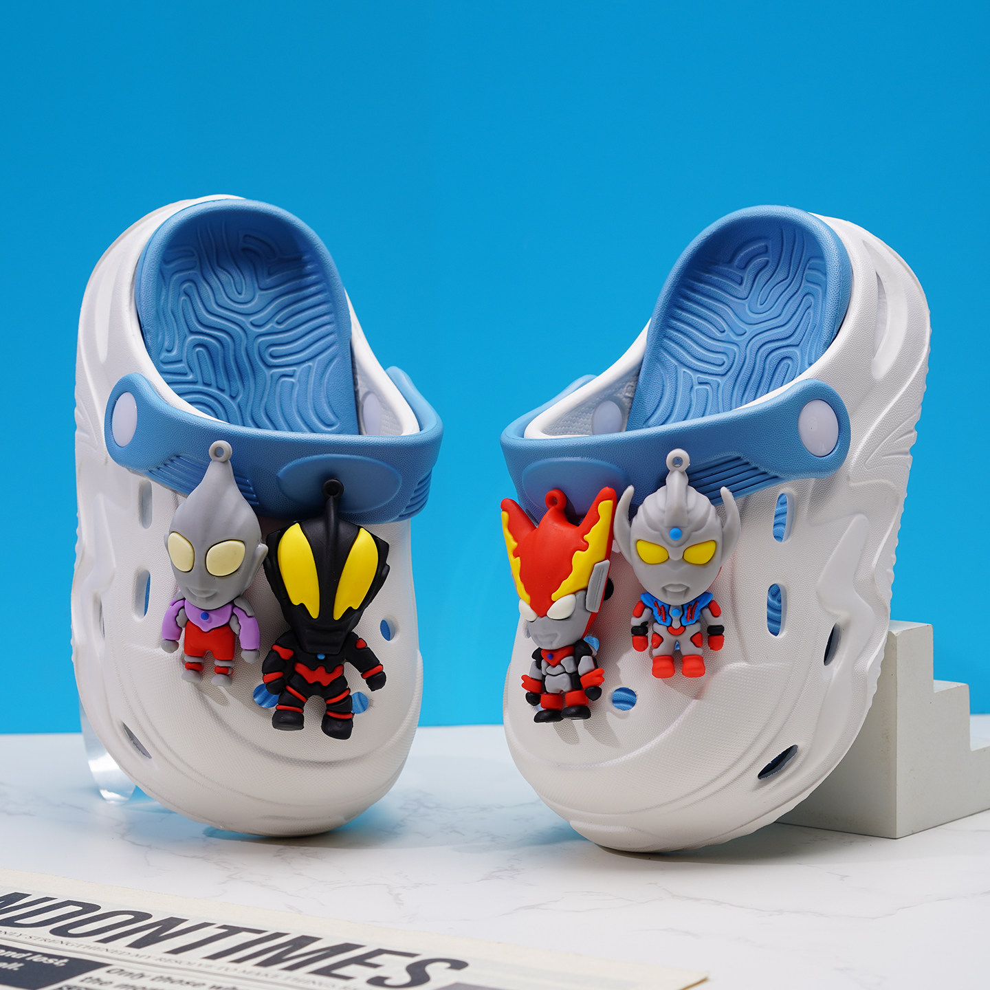 洞洞鞋儿童夏季新款男童拖鞋外穿防滑包头凉拖鞋男孩沙滩鞋宝宝