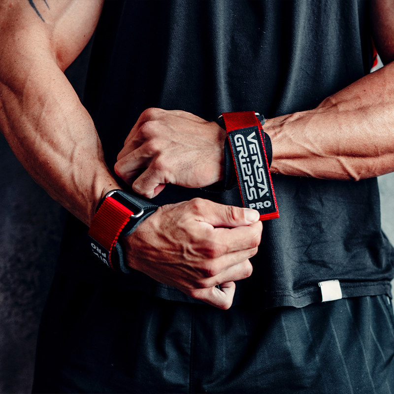 Versa Gripps Pro助力带护腕VG健身手套硬拉举重划船辅助握力带