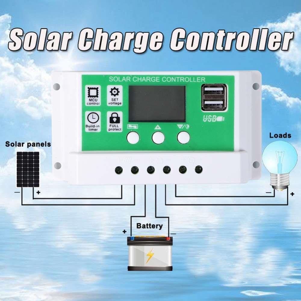 太阳能板控制器光伏板稳压器10a20a30a40a50a60a储能充电稳定器
