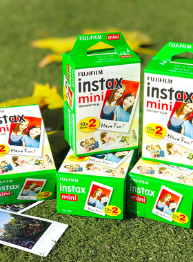 拍立得相纸胶卷mini7c迷你7s/8/9/25/90通用一次成像3寸白边胶片