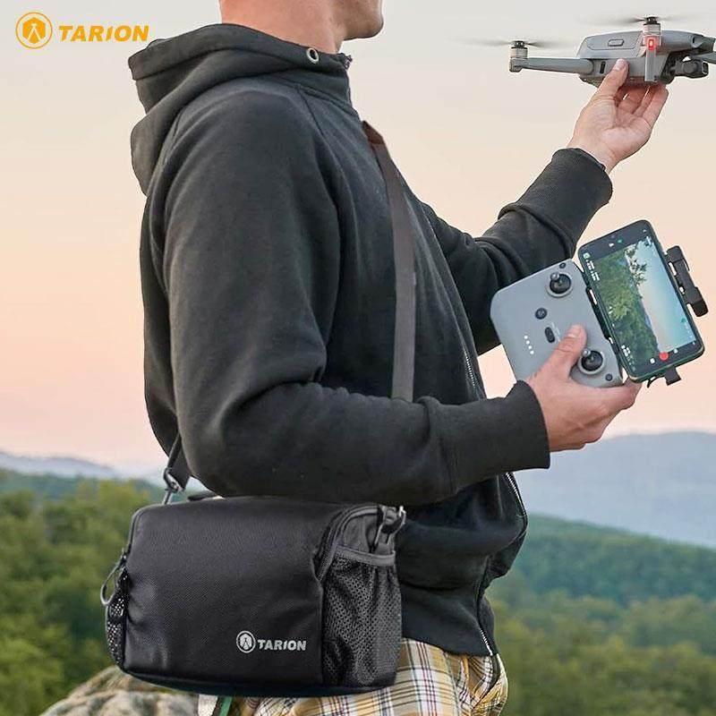 TARION 图玲珑相机包摄影单肩包腰包内胆微单斜挎包胸包便携通勤户外无人机数码收纳包