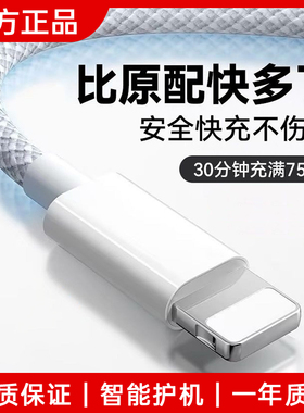 适用苹果iPhone14pro快充数据线13/12车载USB数据线pd27手机11/6s手机平板ipad器xsmax加长typec闪充数据线
