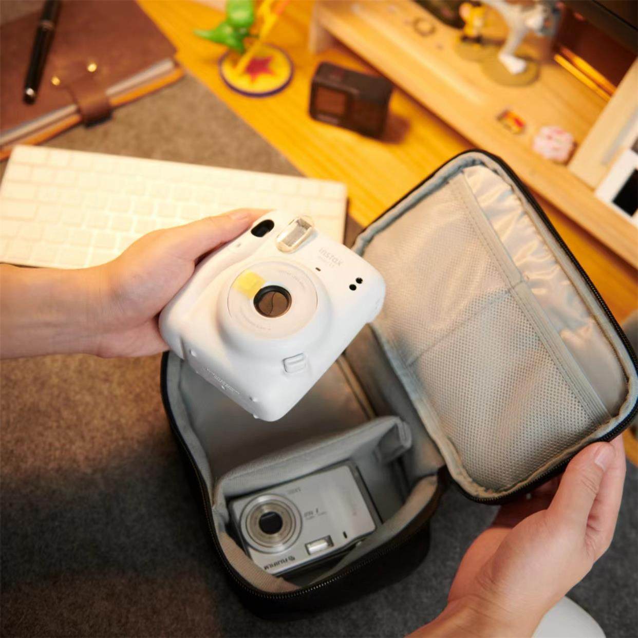 包纳适用富士拍立得mini 12相机包mini 7 mini11大容量手提配件包
