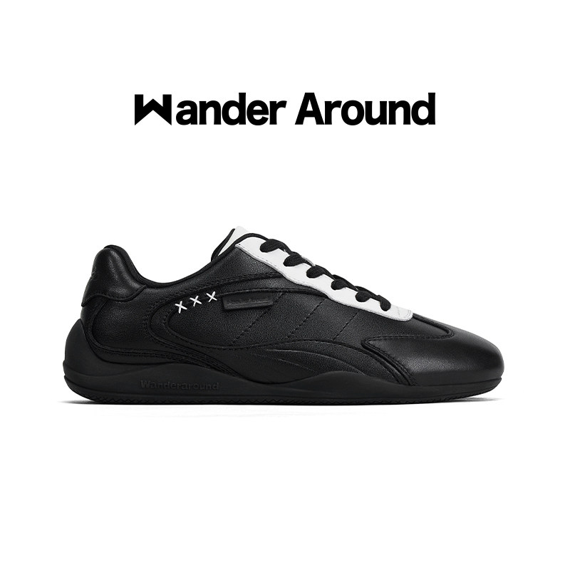 Wander around2026春款「速训系列」厚底增高休闲复古德训鞋女图片