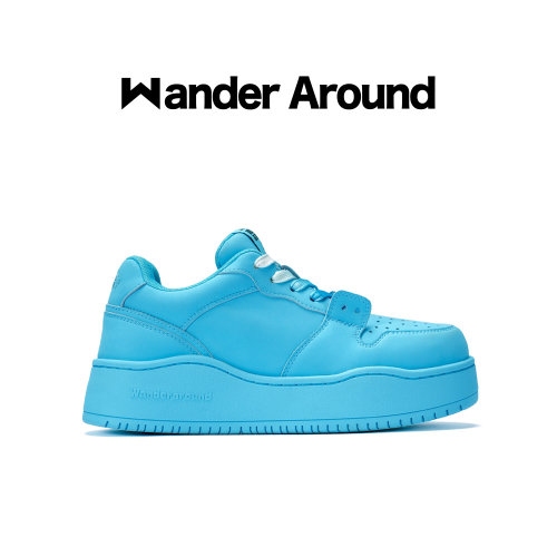 【明星同款】Wander around漫行春秋款海盐汽水厚底增高休闲板鞋