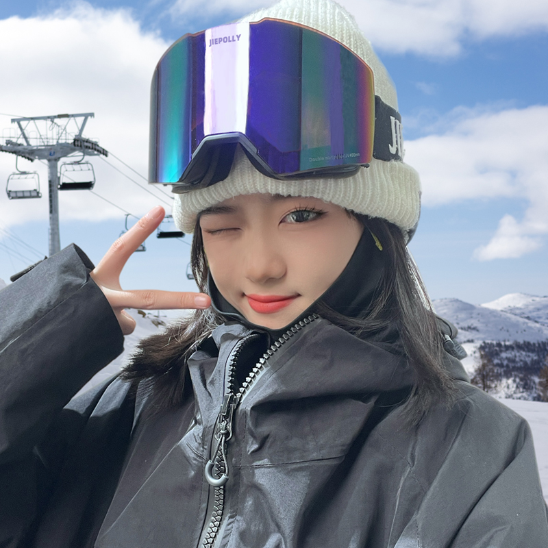 APVCX防雾双镜片滑雪镜