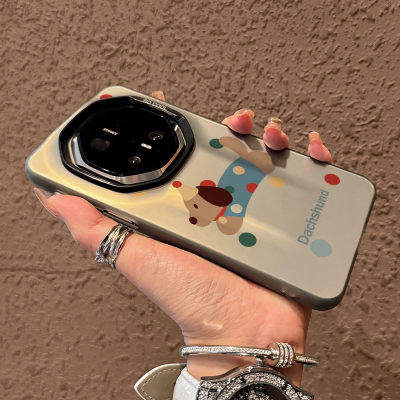 适用华为mate70可爱腊肠狗外壳