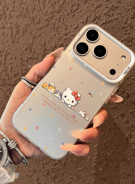 适用苹果17promax手机壳新款hellokitty猫iphone17pro高级感17防摔16全包15硅胶14小众13女12可爱11创意超火