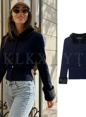 Women Knitted Cardigan 2025 Women Fashion Button With Belt L