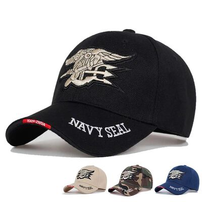 Unisex Seal Assault Team Embroidery Baseball Caps Spring and