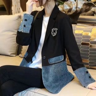 New Autumn 2025 Fashion Korean Version Loose Women Denim Jac