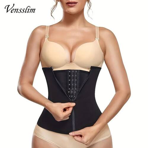Vensslim Waist Trainer Tummy Control Wrap Women Zipper Slimm