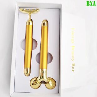 Face Pulse Roller Massager Electric 24KGlod