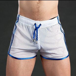 2025 new muscular fitness men's beach pants sports fitness c