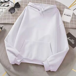 2025 white Hoodies men women Autumn Long Sleeve Pullover Top