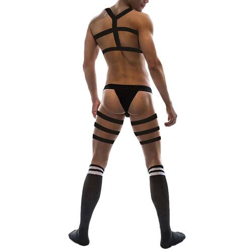Men Sexy Harness Straps Underwear Man Leg Belt Bondage Fetis