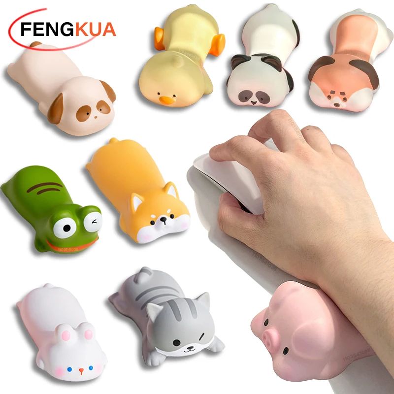 New Cute Animal Wrist Rest Support For Mouse Pad Computer La