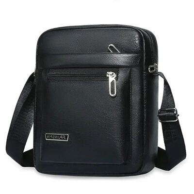 Man Messenger Bag Fashion Business Leather Bags fanny pack M