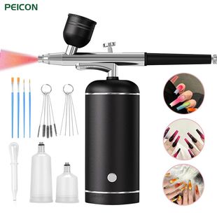 Kit Art with Compressor for Airbrush Mini Nail