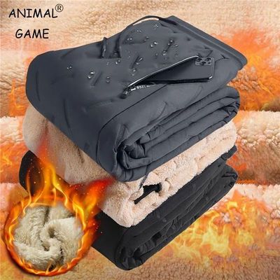 Winter Sweatwear Men Plush Thick Fleece Sweatpant Lambswool