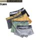 Mens Sexy Underwear 5Pcs Male Boxers Underpants Comfortable