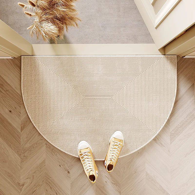 VIKAMA Modern Simple Entry Door Mat Semi-circular Non-slip D