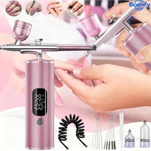 Rechargeable Compressor Multifunction with Airbrush