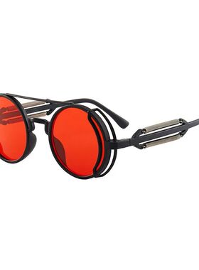 Classic Gothic Steampunk Sunglasses Luxury Brand Designer Hi