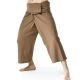 Col Pants Thai Flax Harem Fisherman Men Solid Loose Trousers
