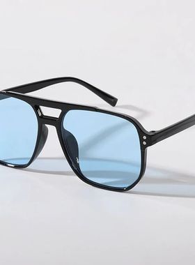 Women Men Square Sun Glasses Retro Polygon Sunglasses Female