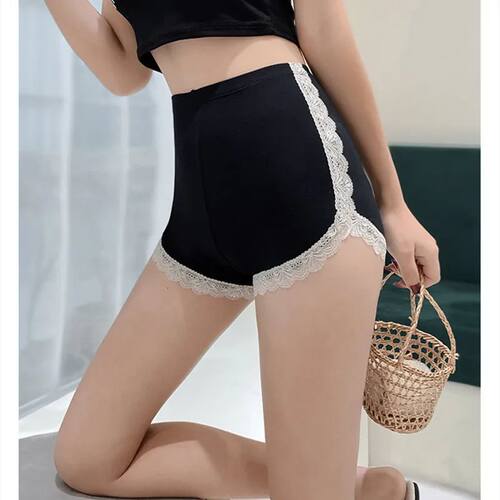 Ice Silk Safety Pants Women Shorts High Rise Underwear Sexy
