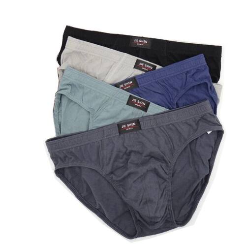 New 5Pcs/Lot Free Shipping Cheapest 100% Cotton Mens Briefs