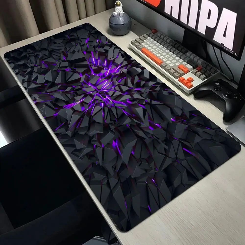 3D Geometry Mouse Pad Large Computer Rug Office Game Table M